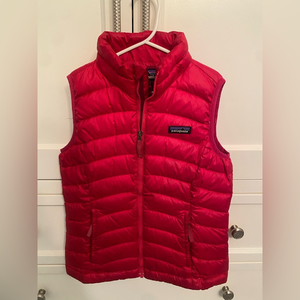 Patagonia Kids Down Sweater Vest Size 7-8